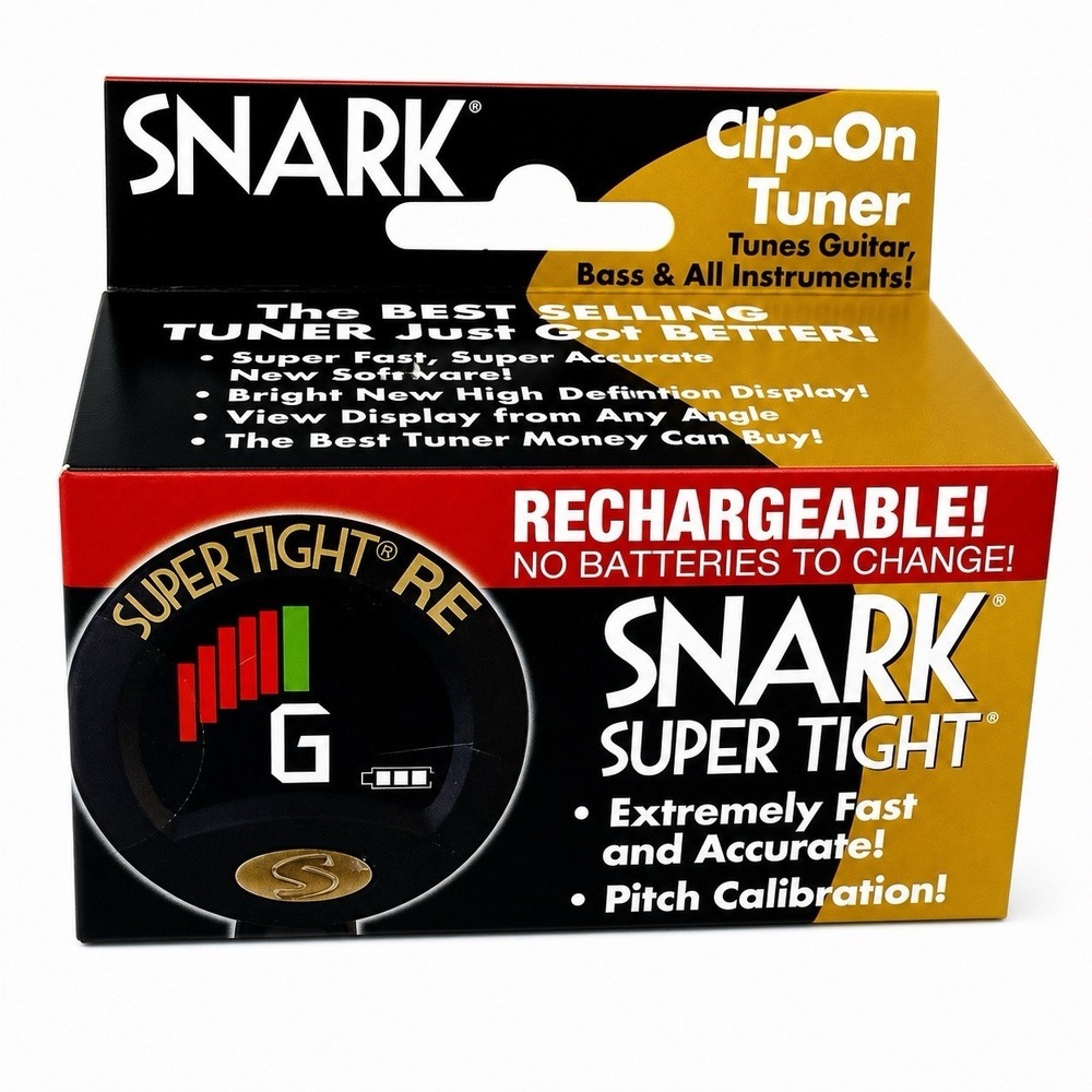 Snark ST-8 Super Tight RE Rechargeable Clip-On Tuner for All Instruments, Black - Picture 5 of 7
